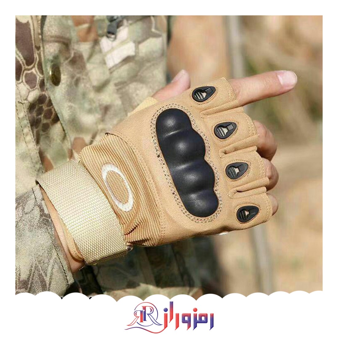دستکش نیم پنجه تاکتیکال اوکلای oakley